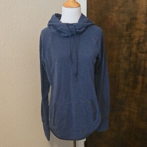 Athleta Navy Blue Hoodie Sweatshirt